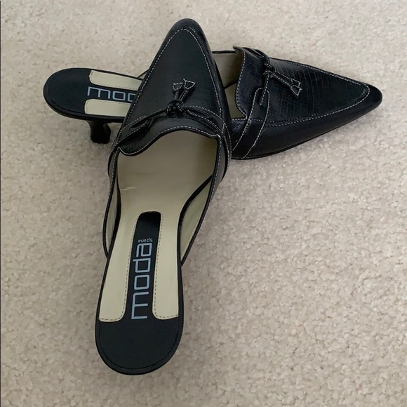 Moda Spana Shoes - Moda Spana Slip on Black Heels